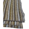 plaid Brownie 160x220cm bruin geel gestreept