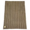 plaid Brownie 160x220cm bruin geel gestreept
