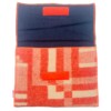 TS20b laptoptas Denim 35x25cm wit met rood