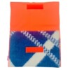 TS42 laptoptas Neon 35x25cm blauw en wit